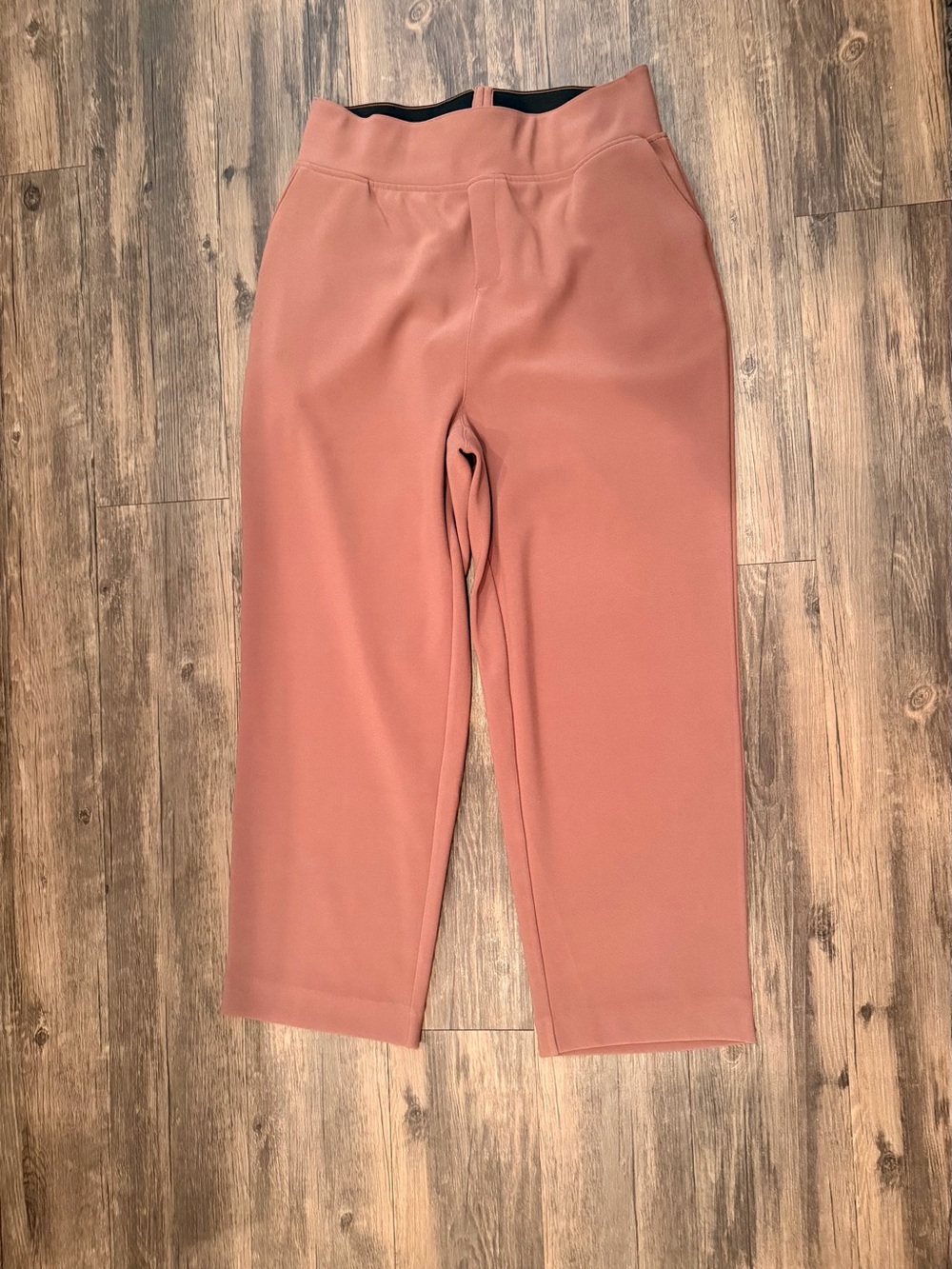 Zenana Outfitters Caramel Cropped Straight-Leg Pants
